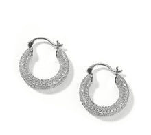 Load image into Gallery viewer, Small bling hoops
